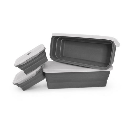 TidyBoard Bundle: (8) Small Containers With Lids - Grey - 176