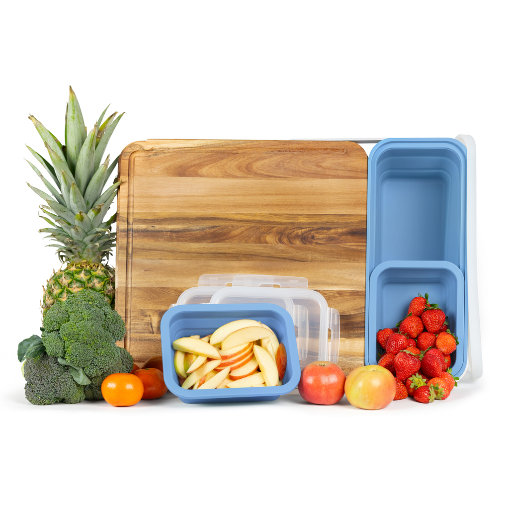 JH Cutting Boards For Kitchen - Plastic Cutting Board Set Of 3