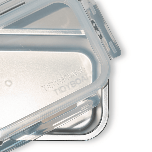 Metal Container with Lid, 2-Pack