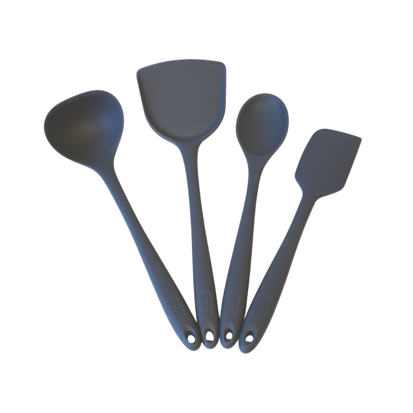 TIDY Silicone Utensils, 4-Pack